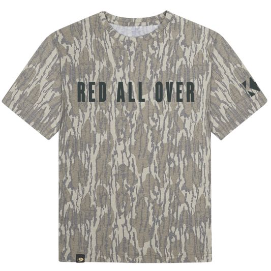 Red All Over Camo Tee