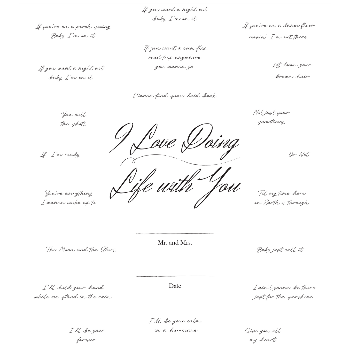 Life with You Poster - Unsigned