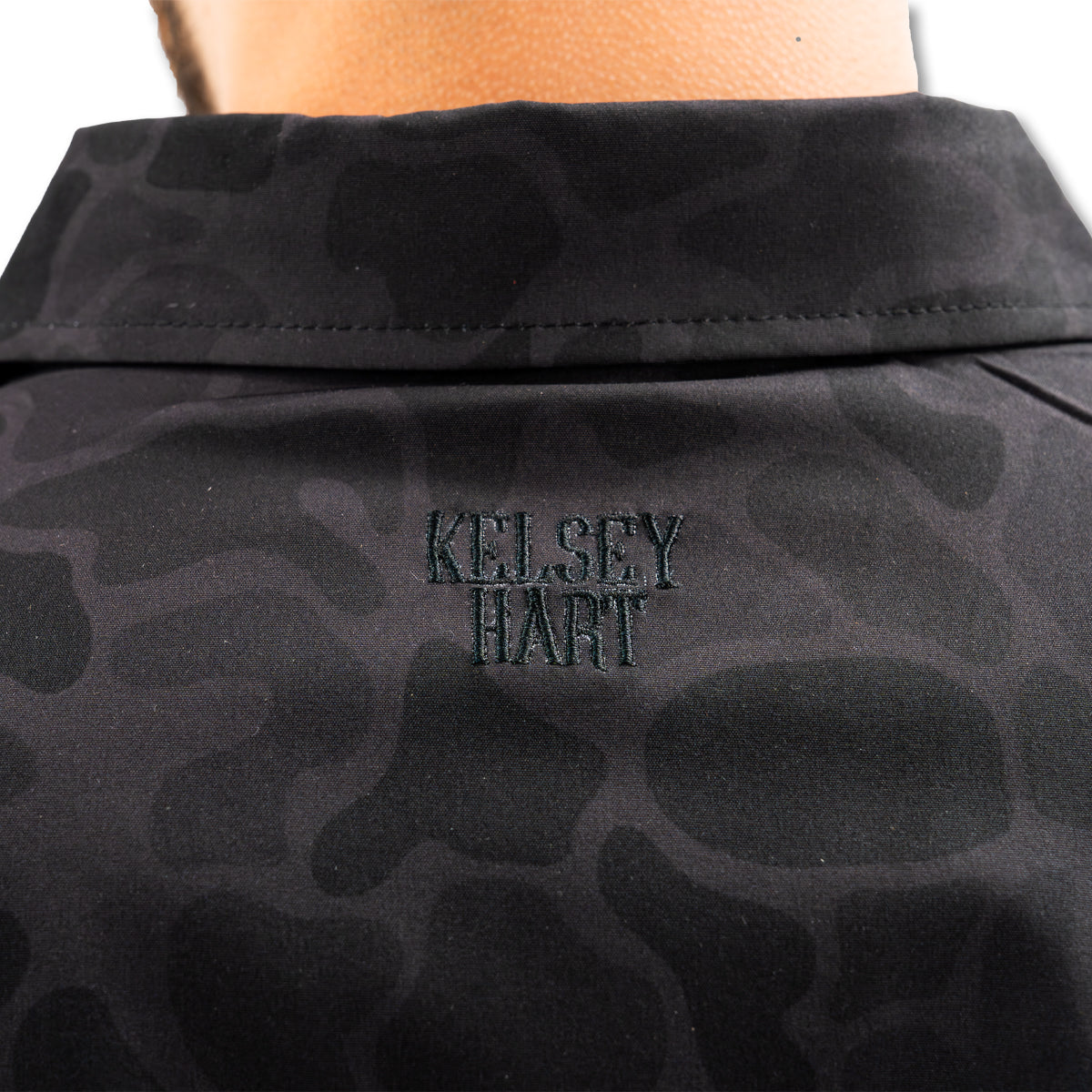 PRE-ORDER - Hurricane Marsh x Kelsey Hart Black Camo Signature Button Up