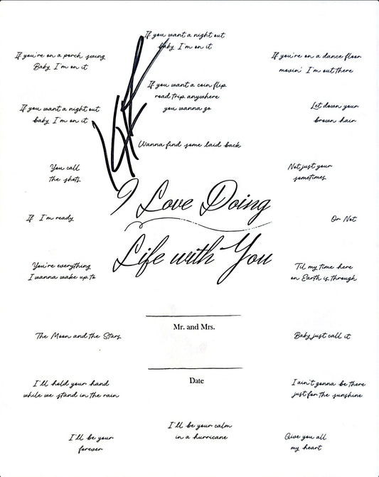 Life with You Poster - Signed